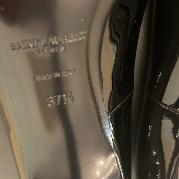 Saint Laurent black high heel pumps in size 7.5 excellent condition - Picture 5 of 6